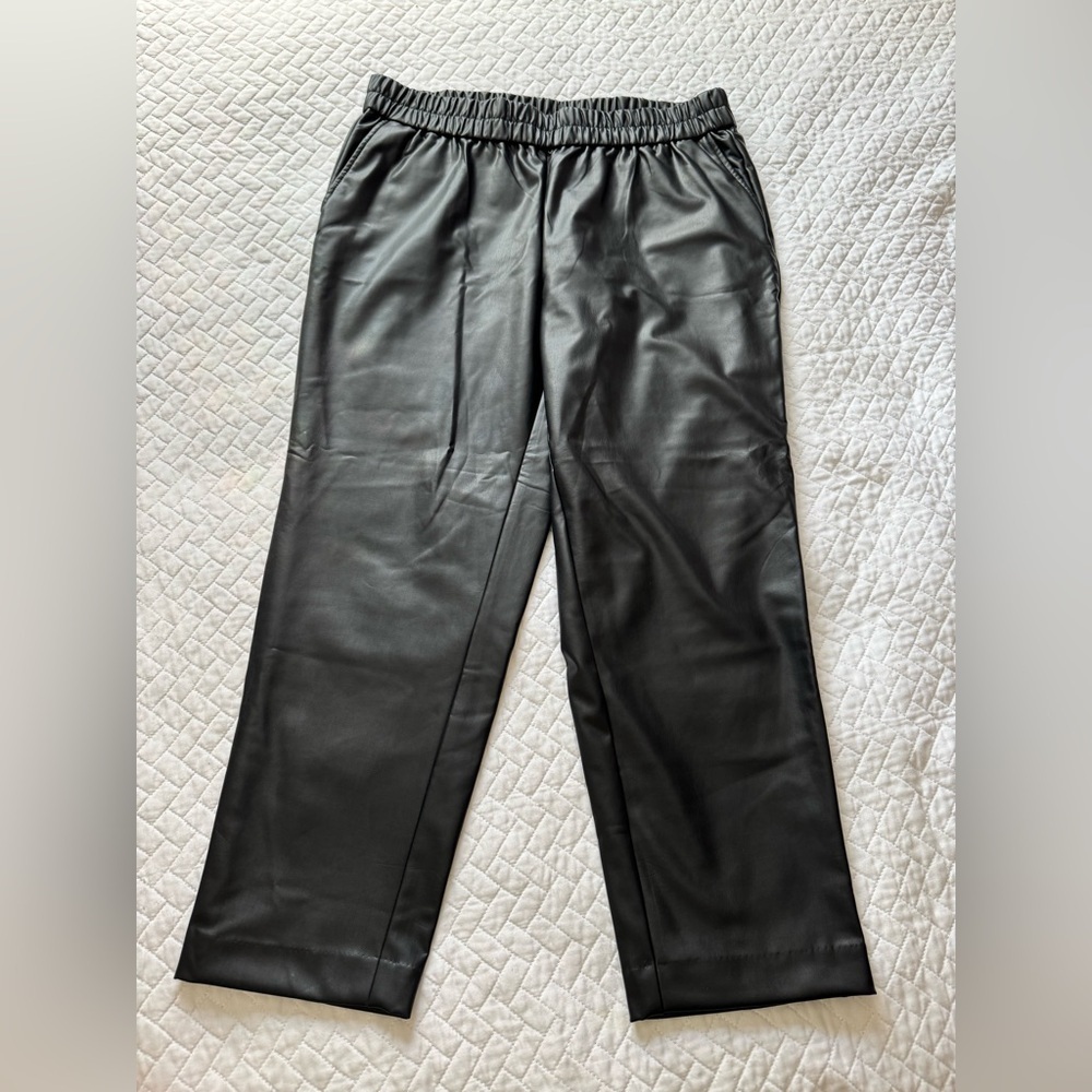 Anne Klein Faux Leather Pants
